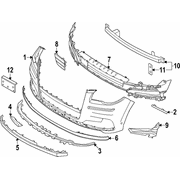 Cover Trim <br>Fog Light molding ring Extension panel Fog Hole Lamp bezel grille Side insert
