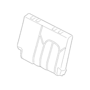 Seat Back Cushion Cover Perforated Sandstone - Left, Front