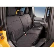 Coverking Neoprene Rear Seat Covers w/o Armrest in Black