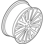 Wheel Rim 20 X 8.5 Polished Alumin No.2