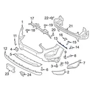 Bumper Cover Bracket - Right, Front