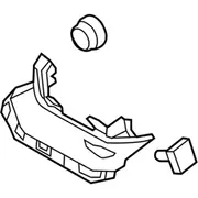 Body C-Pillar Trim Panel - Inner