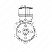 Air Compressor 16 CFM for S60 14L EPA07
