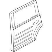 Door Shell Complete Panel - Right, Rear