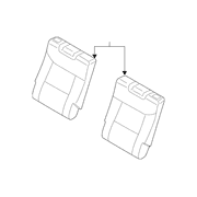 Seat Cover <br>A used to replace the original equipment Back cushion of a vehicles