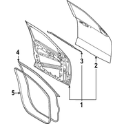Door Shell - Right, Front