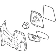 Door Mirror Rear View Head - Right, Outer