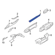 Instrument Panel Molding - Right