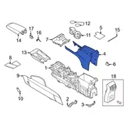 Console Compartment Panel Insert