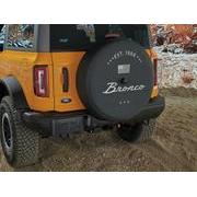 Bronco 66, Opaque White Ink Spare 33 inch Tire Cover