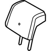 Headrest - Rear, Center