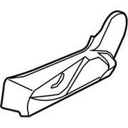 Seat Trim Panel Shield - Left, Front, Driver
