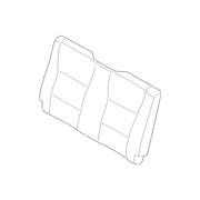 Seat Back Cushion Cover - Left, Rear