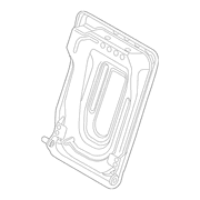 Seat Back Retaining Frame - Right, Rear