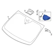 Interior Rear View Mirror Cover