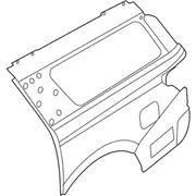 Quarter Panel - Right, Outer (Extended Wagon)