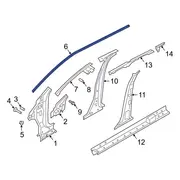 Body A-Pillar Sidemember Extension - Left, Inner
