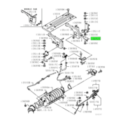 STAY,EXHAUST MUFFLER 1