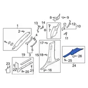 Plate Scuff Sill Door <br>Door rivet