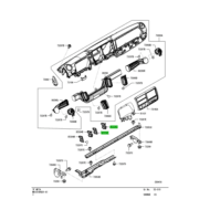 BRACKET,INSTRUMENT PANEL RADIO 1