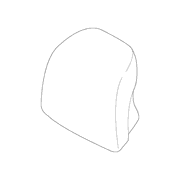Roll Type Headrest Cover - Left, Right, Front