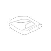 Seat Cover Cushion And Pad - Right, Front