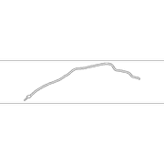 Sunroof Cover Guide Rail - Right