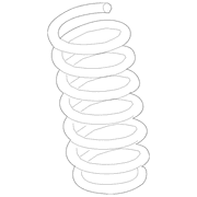 Coil Spring - Left, Front (XLT)