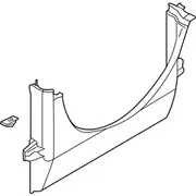 Engine Cooling Fan Shroud Radiator - 2.3L