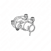 Rocker Shaft Outlet with Exhaust Brake