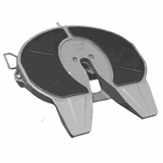 Fifth Wheel Assembly - Hld FW33, ILS, 24 in, 8.12 in, XL80
