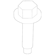 Hex Head Bolt And Washer Bus bar - M6 X 17mm