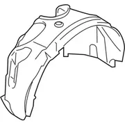Fender Splash Shield Guard - Left
