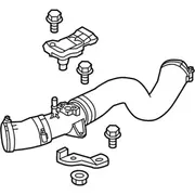 Air Connection Turbocharger Intercooler Pipe - Inlet 1.0L