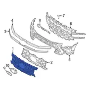Cowl Top Grille - Front