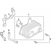 Engine Coolant Hose Tube Automatic Transmission Oil Cooler (AT)