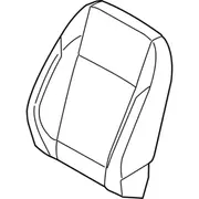 Seat Back Cushion Cover - Left, Front