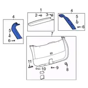 Liftgate Trim Molding