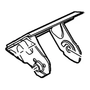 Engine Mount Bracket Insulator - Left 5.0L