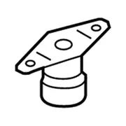 Leaf Spring Bumper - Rear