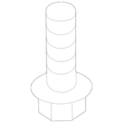 Seat Belt Lap and Shoulder - Rear, Center (Extended Wagon)