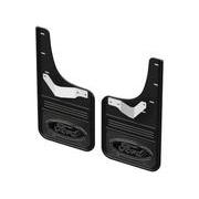 F-150 2021-2024 Gatorback Gunmetal Ford Logo Splash Guards Rear Pair