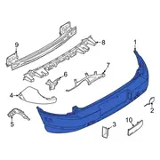 Bumper Cover - Rear, Outer