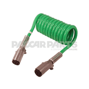 Kenworth® CABLE-COILED ELECT, ABS, 12', MTL PLUGS
