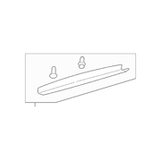 Liftgate Trim Quarter molding - Rear, Outer