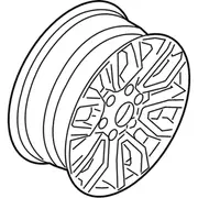 Wheel Rim 8.0 X 17 Styled