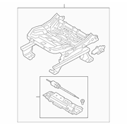 Seat Track Frame - Front