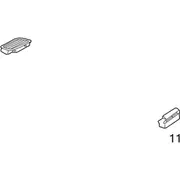 Quarter Panel Air Vent Grille - Left, Inlet