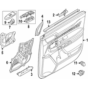 Switch Housing Door Mirror - Front, Back, Driver