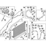 AIR CONDITIONING (A/C) Seal Condenser <br> Seal. Side - Left 5.0L